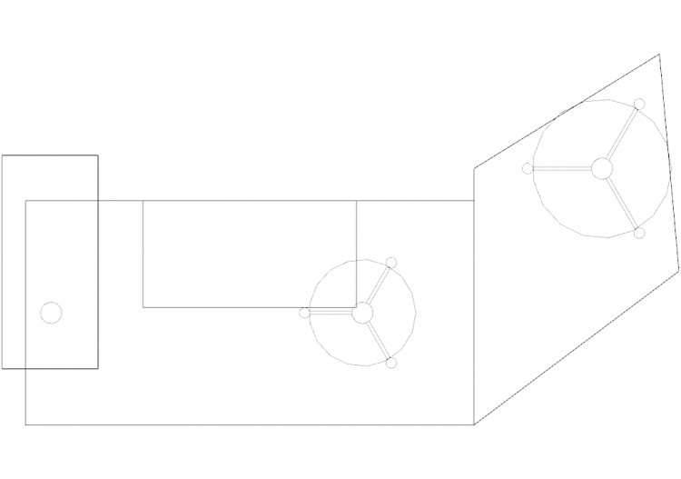 Büro DWG - Schreibtische Typ 3 28 - ACCA software
