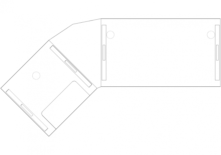 Office DWG - Workstation Composition A45 14 - ACCA software