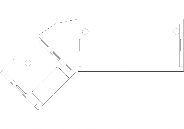 Bureau DWG - Poste Composition A45 15 - ACCA software