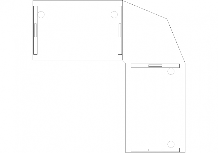Oficina DWG - Puesto composición A90 09 - ACCA software