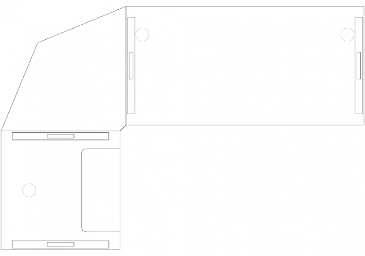 Oficina DWG - Puesto composición A90 15 - ACCA software