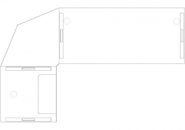 Büro DWG - Arbeitsplatz Kombination A90 16 - ACCA software