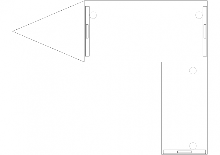 Büro DWG - Arbeitsplatz Kombination CRC 13 - ACCA software