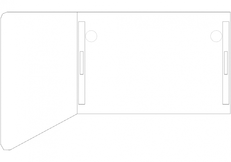 Büro DWG - Arbeitsplatz Kombination LIN 11 - ACCA software