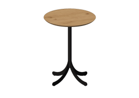 3D Coffe Tables - Round table with steel base - Atlas - 20777 - E132