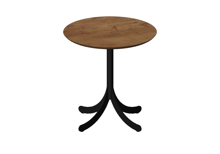 Petites Tables 3D - Table ronde avec base en acier - Atlas... Petites Tables 3D - Table ronde avec base en acier - Atlas...