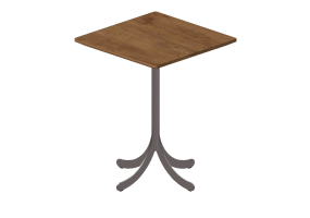 3D Coffe Tables - Square table with steel base - Atlas - 207252 - E136