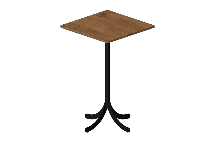 Mesitas 3D - Mesa cuadrada con base de acero - Atlas -... Mesitas 3D - Mesa cuadrada con base de acero - Atlas -...