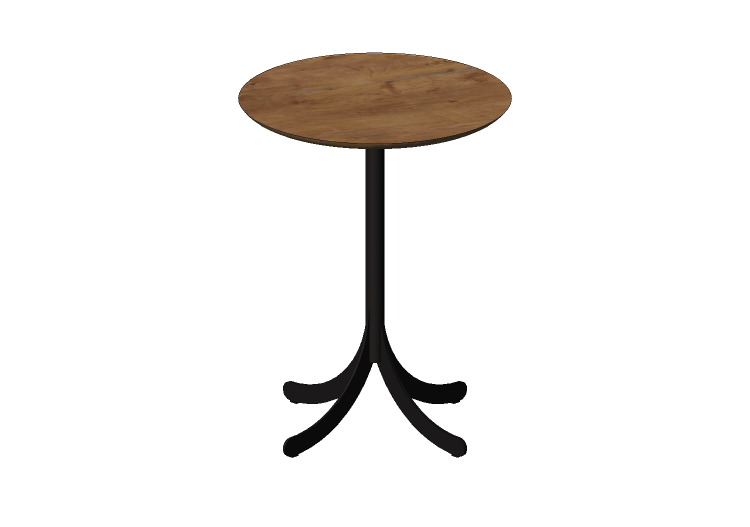 Petites Tables 3D - Table ronde avec base en acier - Atlas... Petites Tables 3D - Table ronde avec base en acier - Atlas...