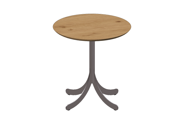 Petites Tables 3D - Table ronde avec base en acier - Atlas... Petites Tables 3D - Table ronde avec base en acier - Atlas...