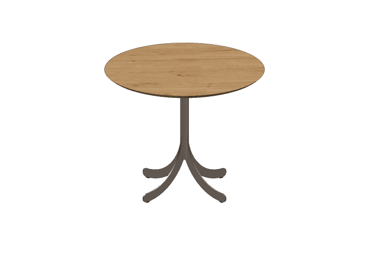 Petites Tables 3D - Table ronde avec base en acier - Atlas... Petites Tables 3D - Table ronde avec base en acier - Atlas...