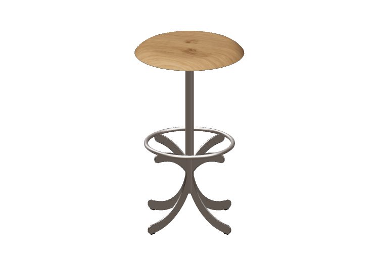 3D Chairs - Stool with steel base - Atlas - 20712- A136 -... 3D Chairs - Stool with steel base - Atlas - 20712- A136 -...