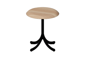 3D Chairs - Stool with steel base - Atlas - 20710 - E122