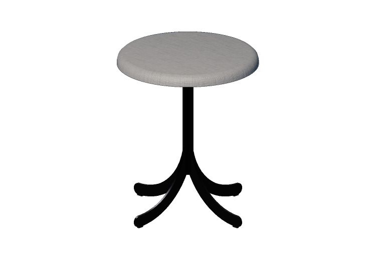 Sedie 3D - Sgabello con base in acciaio - Atlas - 20711-... Sedie 3D - Sgabello con base in acciaio - Atlas - 20711-...
