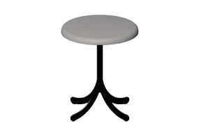 Sillas 3D - Taburete con base de acero - Atlas - 20711- 22910 - CAMMLF26