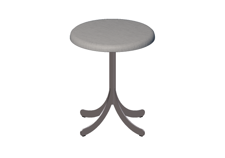 Sedie 3D - Sgabello con base in acciaio - Atlas - 20711-... Sedie 3D - Sgabello con base in acciaio - Atlas - 20711-...