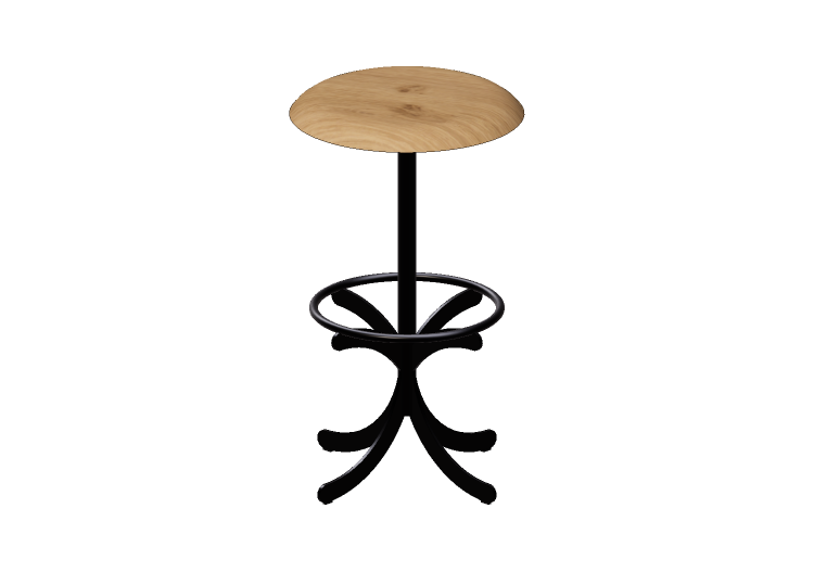 Sillas 3D - Taburete con base de acero - Atlas - 20712-... Sillas 3D - Taburete con base de acero - Atlas - 20712-...