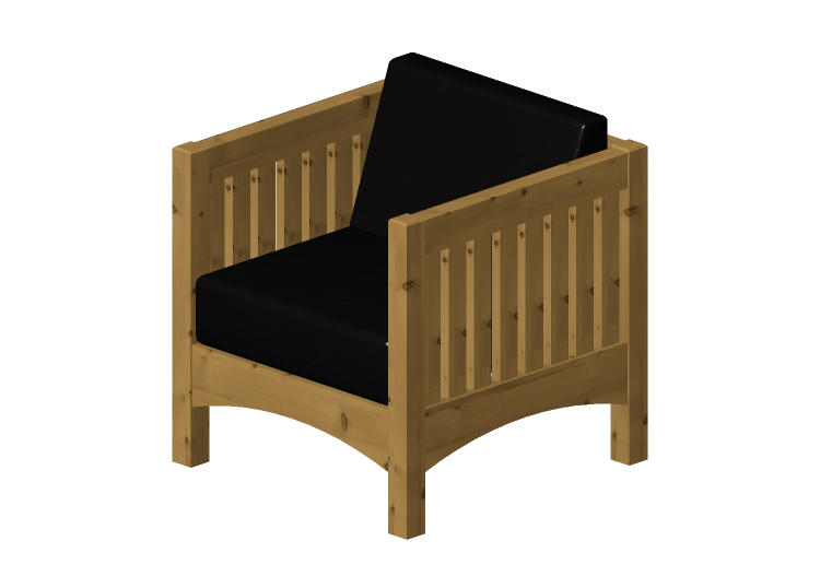 3D Sessel und Sofas - Sessel aus massivem Holz - Thos.... 3D Sessel und Sofas - Sessel aus massivem Holz - Thos....