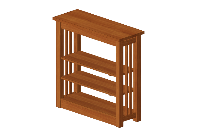 3D Bücherregal und Behälter - Bücherregal aus Massivholz -... 3D Bücherregal und Behälter - Bücherregal aus Massivholz -...