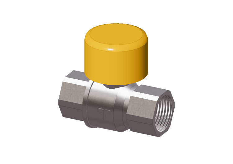 Vanne à sphère GAZ DN15 (1/2") - 2240G - 221 0033 - TIEMME Vanne à sphère GAZ DN15 (1/2") - 2240G - 221 0033 - TIEMME