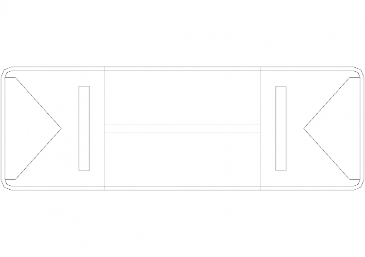 Escritório DWG - Mesa tipo 1 16 - ACCA software