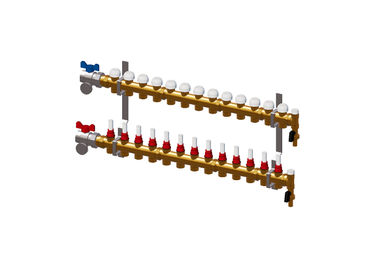 Distribution Manifold DN25 13 way - 3873 - 385 0118 -... Distribution Manifold DN25 13 way - 3873 - 385 0118 -...