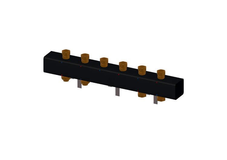 Boiler-room Manifold, 4-way - 5538G4M6 - 557 0477 - TIEMME Boiler-room Manifold, 4-way - 5538G4M6 - 557 0477 - TIEMME