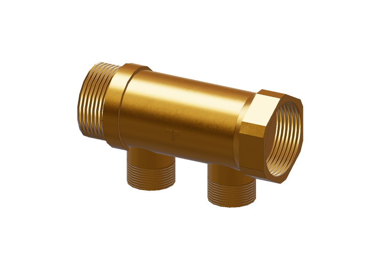 Colector LINEAL de 2 vías DN32 - 1885 - 191 0028 - TIEMME Colector LINEAL de 2 vías DN32 - 1885 - 191 0028 - TIEMME