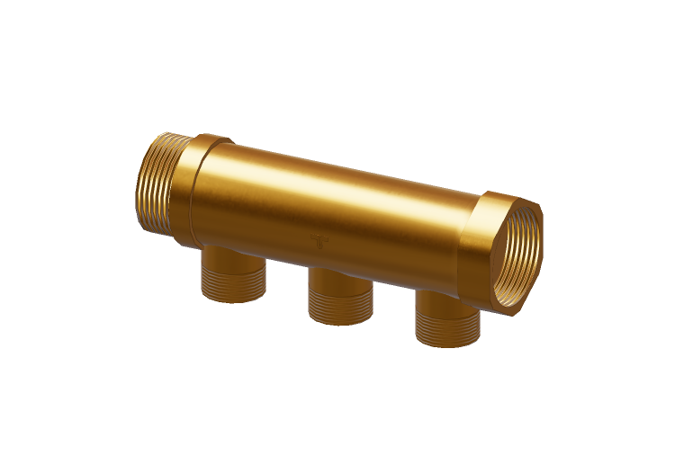 Coletor LINEAR 3 vias DN32 - 1885 - 191 0016 - TIEMME Coletor LINEAR 3 vias DN32 - 1885 - 191 0016 - TIEMME