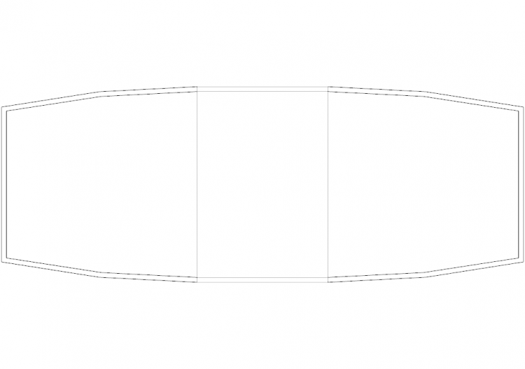 Escritório DWG - Mesa tipo 1 24 - ACCA software