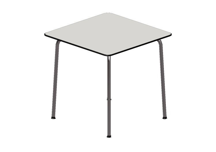 Tables 3D - Table empilable carrée - Vitra HAL - Vitra Tables 3D - Table empilable carrée - Vitra HAL - Vitra