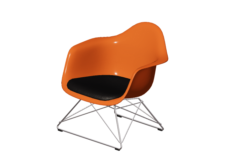 Poltronas y Sofás 3D - Sillón de plástico - Vitra - Eames... Poltronas y Sofás 3D - Sillón de plástico - Vitra - Eames...