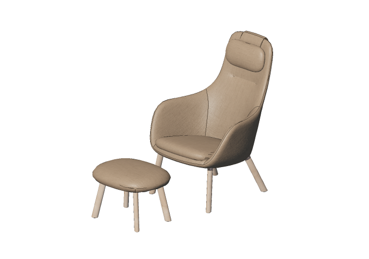 Poltronas y Sofás 3D - Sillón de tela - Vitra - HAL Lounge... Poltronas y Sofás 3D - Sillón de tela - Vitra - HAL Lounge...