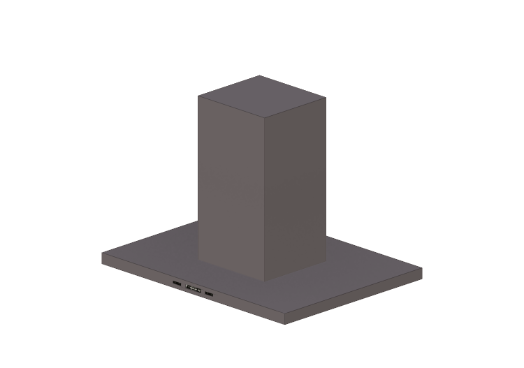 3D Electrical Appliances - Island Kitchen hood 36'' -... 3D Electrical Appliances - Island Kitchen hood 36'' -...