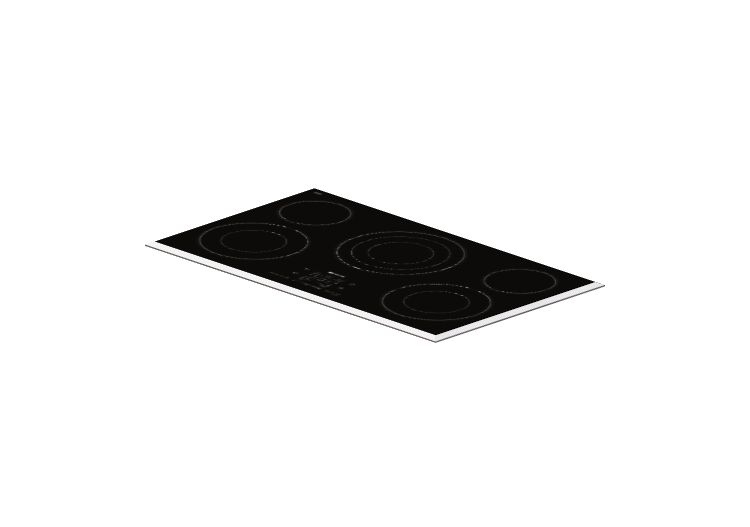 3D Electrical Appliances - Induction cooktop 36" -... 3D Electrical Appliances - Induction cooktop 36" -...