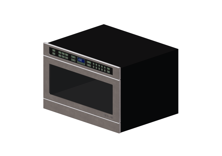 Eletrodomésticos 3D - Forno microondass de encastre... Eletrodomésticos 3D - Forno microondass de encastre...