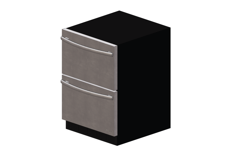 Electrodomésticos 3D - Frigorífico a doble cajón -... Electrodomésticos 3D - Frigorífico a doble cajón -...