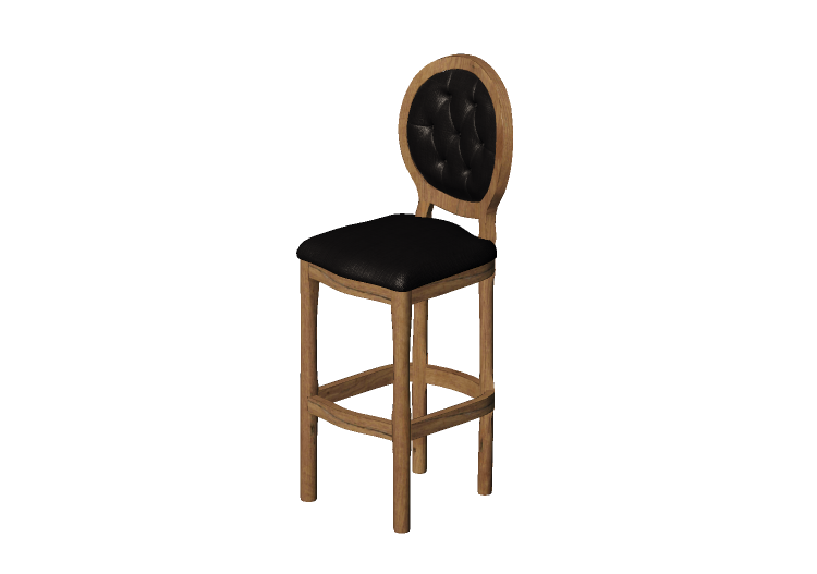 Cadeira 3D - Banqueta de madeira - Wood Prime - Wood Prime Cadeira 3D - Banqueta de madeira - Wood Prime - Wood Prime