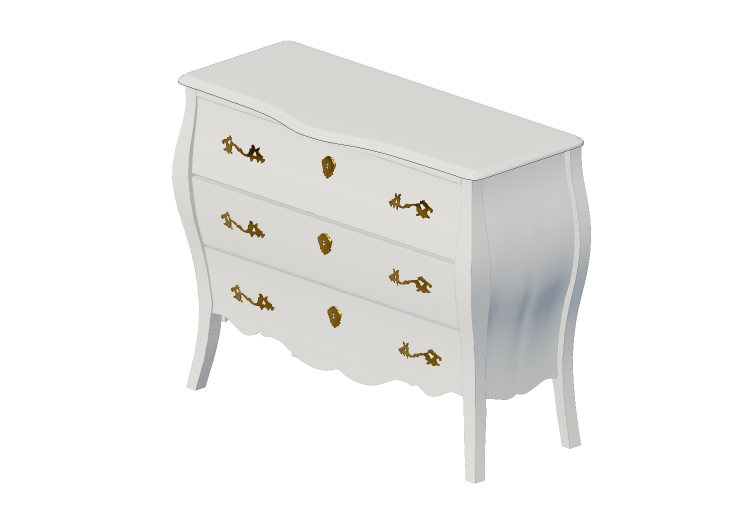 Wardrobes and Cabinets 3D - Chest of drawers in lacquered... Wardrobes and Cabinets 3D - Chest of drawers in lacquered...