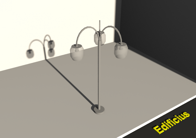 Modèles 3D - Réverbère de jardin - ACCA software