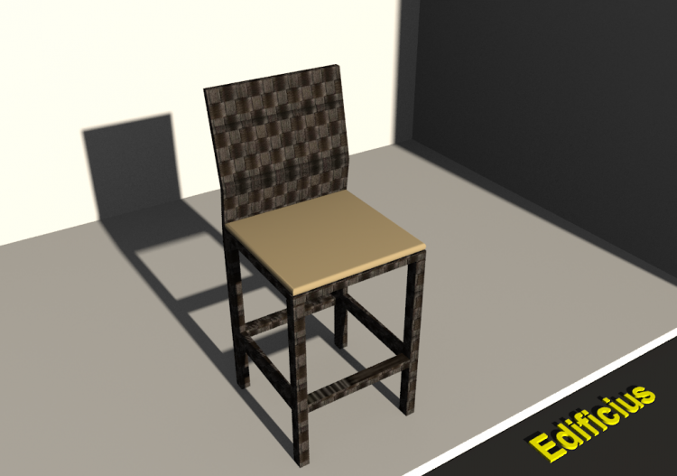 Modelos 3D - Cadeira 1 - ACCA software
