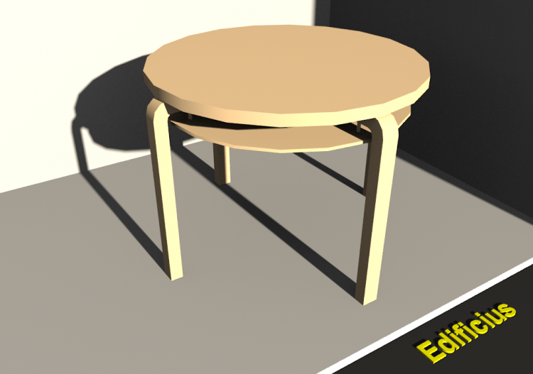 Modèles 3D - Table basse 4 - ACCA software