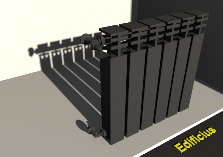 Modelli 3D - Radiatore 6 elementi - ACCA software