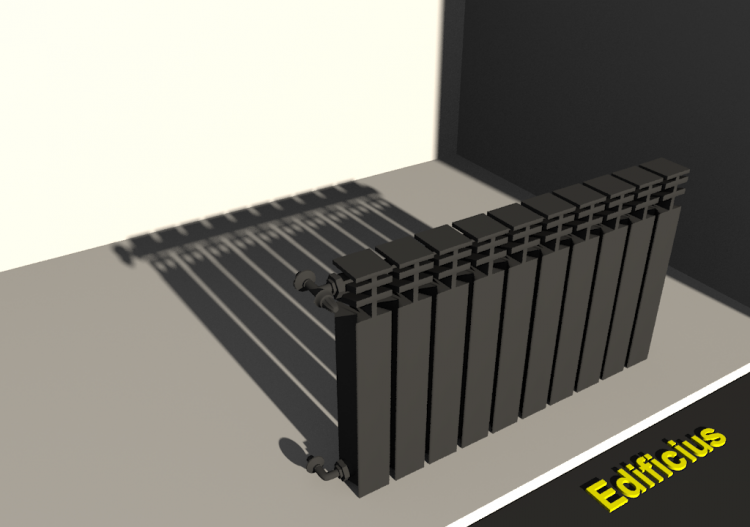 Modèles 3D - Radiateur 10 éléments - ACCA software