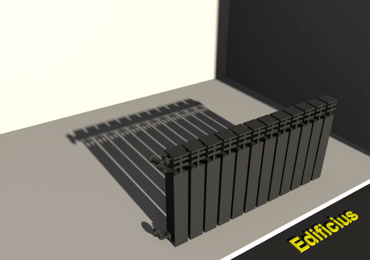 Modèles 3D - Radiateur 12 éléments - ACCA software