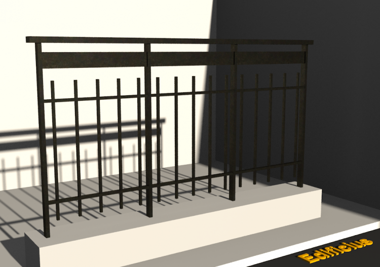 Barandillas 3D - Estacada y faja [FV] - ACCA software