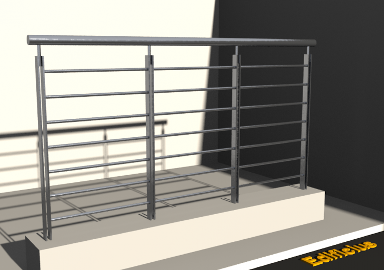 3D Railings - Double plate [VM] - ACCA software