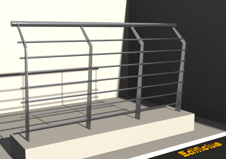Barandillas 3D - Pletina moldurada [FV] - ACCA software