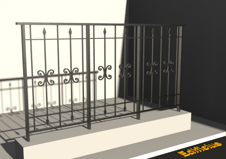 3D Railings - Balustrade [VM] - Curls - ACCA software