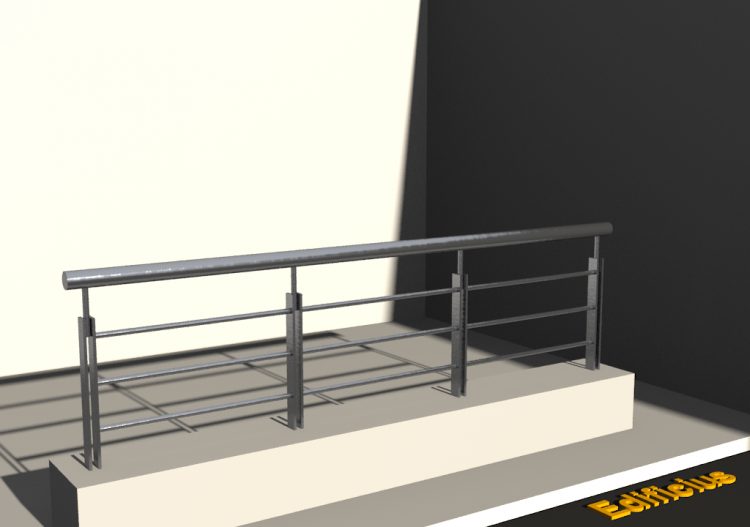 3D Railings - Double plate [VM] - ACCA software